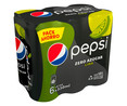 Refresco de cola y lima Zero PEPSI MAX pack de 6 latas x 33 cl.