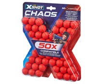 Pack de 50 bolas de repuesto para lanzadores, 2,2cm. de diámetro, SXHOT. Pack de 50 bolas de repuesto para lanzadores, 2,2cm. de diámetro, SXHOT.