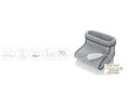 Calientapies MEDISANA FWS, potencia max: 100W, 3 posiciones, termostato de seguridad, 30×30×23 cm.