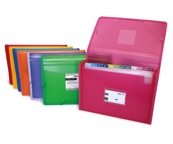 Carpeta clasificadora con 13 espacios de polipropileno de varios colores tamaño folio, GRAFOPLAS. Carpeta clasificadora con 13 espacios de polipropileno de varios colores tamaño folio, GRAFOPLAS.