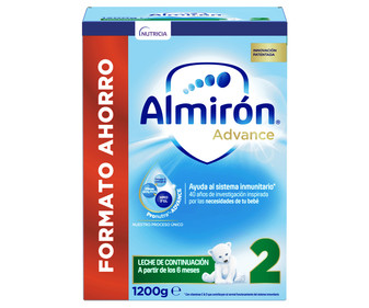 Leche (2) de continuación a partir de 6 meses ALMIRÓN Advance 2 1200 g. Leche (2) de continuación a partir de 6 meses ALMIRÓN Advance 2 1200 g.