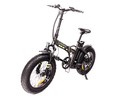 Bicicleta eléctrica plegable ARGENTO Mini Max Plus Silver AR-BI-210024, 250W, 7 velocidades, ruedas 20”.
