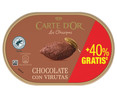 Tarrina de helado de chocolate con virutas de chocolate CARTE D´OR Les classiques 1.3 l.