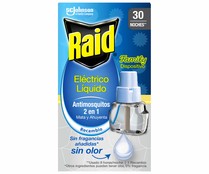 Recambio antimosquitos enchufable sin olor RAID 30 noches.