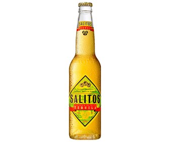 Cerveza con tequila SALITOS botella 330 ml. Cerveza con tequila SALITOS botella 330 ml.