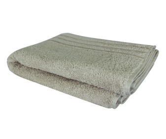 Toalla de ducha 100% algodón, 480g/m² de densidad, color visón ACTUEL. Toalla de ducha 100% algodón, 480g/m² de densidad, color visón ACTUEL.