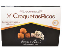 Croquetas 100% caseras, ultracongeladas y rellenas de queso azul CROQUETAS RICAS Gourmet 300 g.