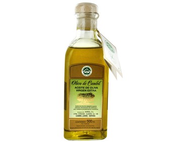 Aceite de oliva virgen extra OLIVO DE CAMBIL frasca de 500 ml. Aceite de oliva virgen extra OLIVO DE CAMBIL frasca de 500 ml.