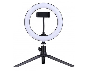 Aro de luz con trípode NK STT20-TRI. diámetro led 20cm, 3 modos de iluminación. Aro de luz con trípode NK STT20-TRI. diámetro led 20cm, 3 modos de iluminación.