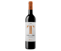 Vino tinto crianza con denominación de origen Toro DAMA DE TORO botella de 75 cl.