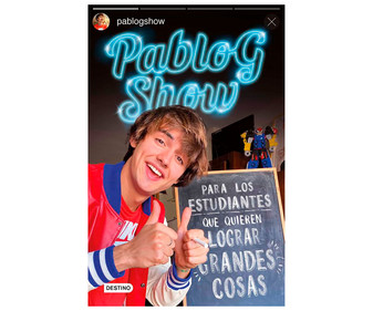 Para los estudiantes que quieren lograr grandes cosas, PABLO G. SHOW. Género: juvenil. Editorial Destino. Para los estudiantes que quieren lograr grandes cosas, PABLO G. SHOW. Género: juvenil. Editorial Destino.