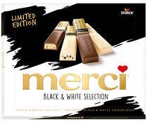 Bombones black and white MERCI 240 g.