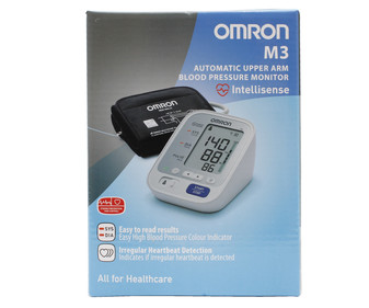 Medidor automático para brazo de la tensión arterial OMRON M3. Medidor automático para brazo de la tensión arterial OMRON M3.