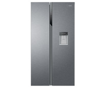 Frigorífico americano HAIER HSR3918EWPG, NO FROST, dispensador de agua, clasificación energética: E, H: 177,5cm, A: 90,8cm, F: 64,7cm, capacidad total: 521L.