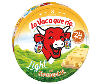 Queso en porciones emmental light 8 unidades Queso en porciones emmental light 8 unidades