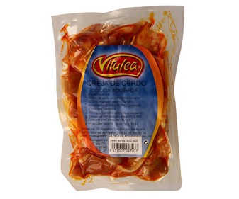 Oreja de cerdo adobada 500 gramos Oreja de cerdo adobada 500 gramos