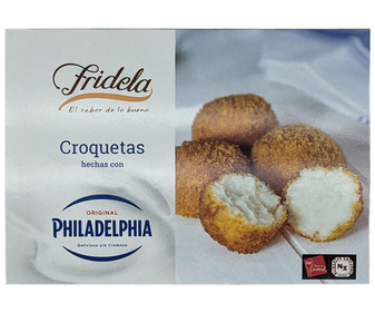 Croquetas congeladas de cremoso queso Philadelphia FRIDELA 280 g. Croquetas congeladas de cremoso queso Philadelphia FRIDELA 280 g.