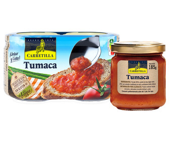 Tomate para untar CARRETILLA 2 uds x 185 g. Tomate para untar CARRETILLA 2 uds x 185 g.