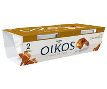 Yogur griego con caramelo OIKOS de Danone 2 x 110 g.