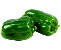 Pimientos verdes bandeja de 600 g.
