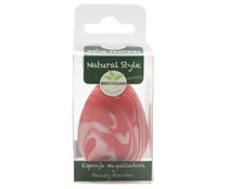 Esponja para aplicar todo tipo de maquillaje BECASAN NATURE Natural style.