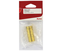Alambre latonado de 0,5 mm y 50 metros de largo, PRODUCTO ALCAMPO. Alambre latonado de 0,5 mm y 50 metros de largo, PRODUCTO ALCAMPO.