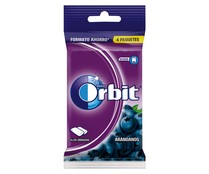 Chicles sabor a arándanos sin azúcar ORBIT paquete 4 barritas. 56 g.