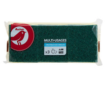 Estropajo salvauñas fibra verde PRODUCTO ALCAMPO 3uds.