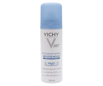 Desodorante mineral en spray para mujer, sin sales de aluminio VICHY 125 ml. Desodorante mineral en spray para mujer, sin sales de aluminio VICHY 125 ml.