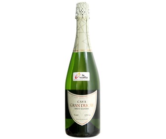 Cava brut nature botella de 75 centilitros Cava brut nature botella de 75 centilitros