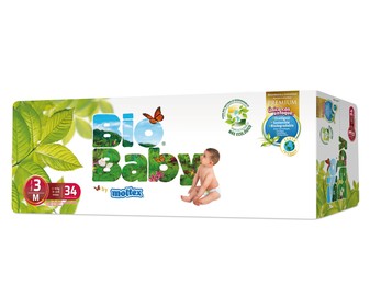 Pañales talla 3 (7-10 kg) 34 uds Pañales talla 3 (7-10 kg) 34 uds