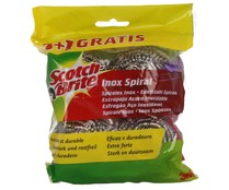 Estropajo de acero inoxidable SCOTCH BRITE 4 uds.