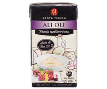 Alioli elaborado con un 22% de aceite de oliva y sin gluten SANTA TERESA 125 ml.