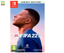 FIFA 22 para Nintendo Switch, Legacy Edition. Género: fútbol, deportes. PEGI: +3.