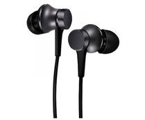 Auriculares tipo intraudivito XIAOMI Mi In-Ear Headphones Basic con cable, micrófono, color negro.