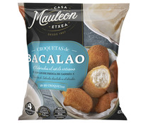 Croquetas de bacalo, elaboradas al estilo artesano CASA MAULEON 400 g.
