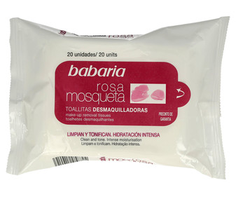 Toallitas desmaquilladoras 20Uds Toallitas desmaquilladoras 20Uds