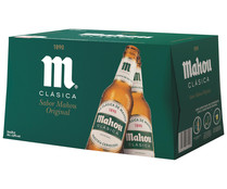 Cerveza  clásica MAHOU pack 24 botellas. 25 cl.