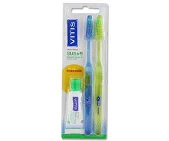 Cepillo dental suave 2u Cepillo dental suave 2u