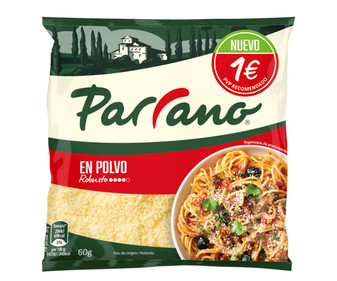 Queso rallado en polvo PARRANO 60g Queso rallado en polvo PARRANO 60g