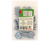 Pack surtido de alcayatas y hembrillas, 71 uds, PRODUCTO ALCAMPO. Pack surtido de alcayatas y hembrillas, 71 uds, PRODUCTO ALCAMPO.