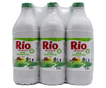 Leche semidesnatada de vaca, de origen gallego RÍO 6 x 1.5 l.