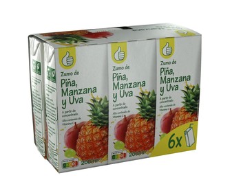 Zumo frutas 6 uds x 20 cl .