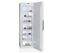 Congelador vertical EUROTECH CV85NF clasificaci&oacute;n energ&eacute;tica: F, H:186cm, A: 59,5cm, F: 63cm, capacidad total: 280L.