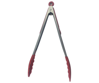 Pinzas de cocina de silicona y acero, 35 cm. ACTUEL. Pinzas de cocina de silicona y acero, 35 cm. ACTUEL.