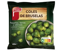 Coles de Bruselas seleccionadas y congeladas en menos de 1 días FINDUS 400 g.