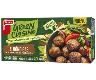 Albóndigas de proteína de guisante y especias, sin carne FINDUS Green cuisine 240 g. Albóndigas de proteína de guisante y especias, sin carne FINDUS Green cuisine 240 g.