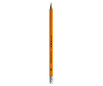 Lápiz de grafito HB con goma para borrar, PRODUCTO ECONÓMICO ALCAMPO.