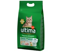 Comida para gato a base de pollo y arroz para control de tracto urinario ULTIMA CAT Affinity 3 kg