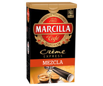 Café molido mezcla MARCILLA Crème Express 250 gr,